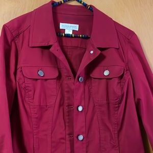 Red Blazer made by Christopher and Banks